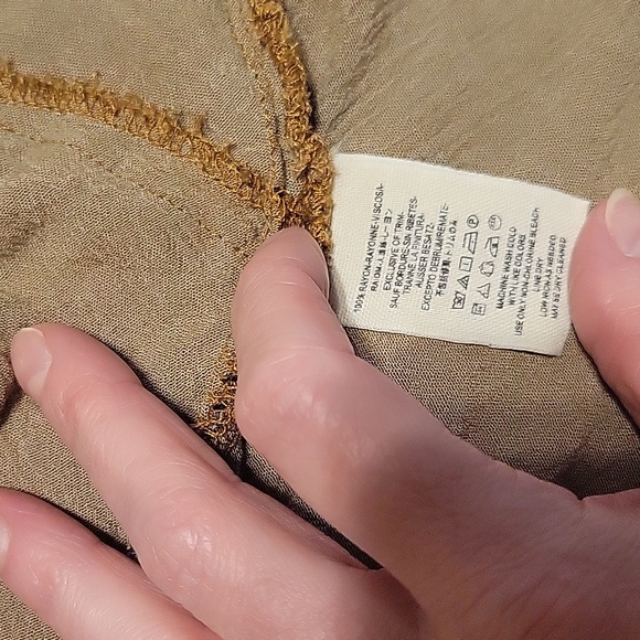 Free People Brown Floral Print Tunic - Size S - Picture 3 of 4